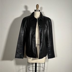 Vintage 90s/y2k leather blazer
